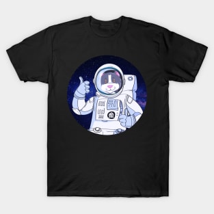 Cat Astronaut Funny Kitty In Space Science Fiction T-Shirt